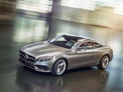 Mercedes Benz S Class Coupe Concept 2013 Poster with Hanger