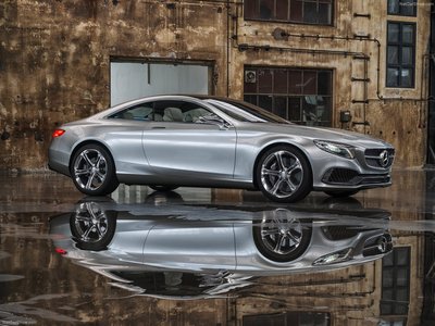 Mercedes Benz S Class Coupe Concept 2013 metal framed poster