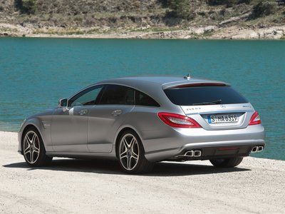 Mercedes Benz CLS63 AMG Shooting Brake 2013 Poster with Hanger