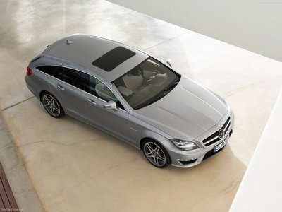 Mercedes Benz CLS63 AMG Shooting Brake 2013 Poster with Hanger