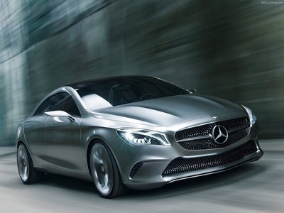 Mercedes Benz Style Coupe Concept 2012 wooden framed poster