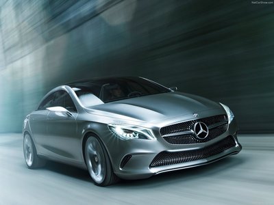 Mercedes Benz Style Coupe Concept 2012 Poster with Hanger