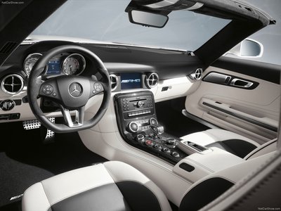 Mercedes Benz SLS AMG Roadster 2012 mouse pad
