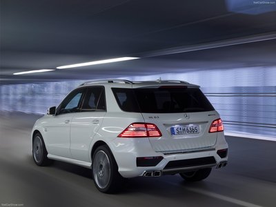 Mercedes Benz ML63 AMG 2012 Poster with Hanger