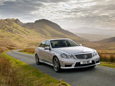 Mercedes Benz E63 AMG 2012 Poster with Hanger