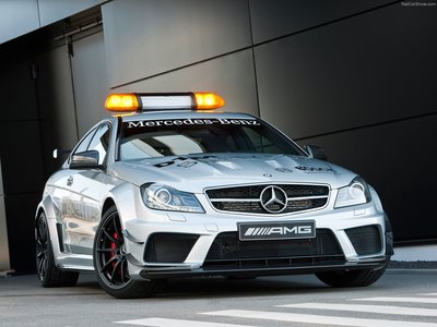 Mercedes Benz C63 AMG Coupe Black Series DTM Safety Car 2012 canvas poster