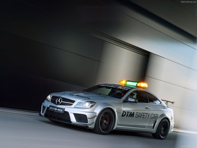 Mercedes Benz C63 AMG Coupe Black Series DTM Safety Car 2012 poster