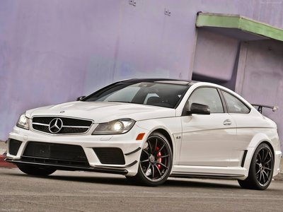 Mercedes Benz C63 AMG Coupe Black Series 2012 tote bag