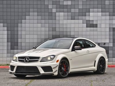 Mercedes Benz C63 AMG Coupe Black Series 2012 stickers 39309