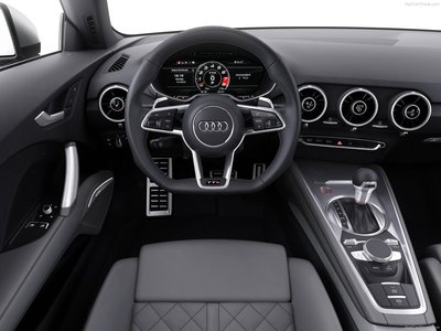 Audi TTS Coupe 2015 metal framed poster