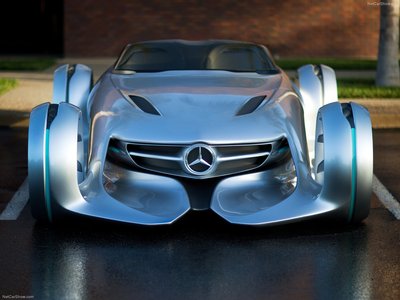 Mercedes Benz Silver Arrow Concept 2011 Poster with Hanger