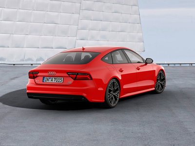 Audi A7 Sportback 3.0 TDI competition 2015 wooden framed poster