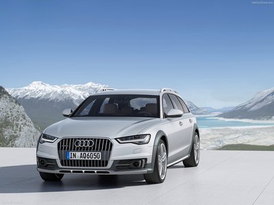 Audi A6 allroad quattro 2015 Poster with Hanger