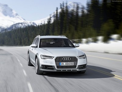 Audi A6 allroad quattro 2015 Poster with Hanger