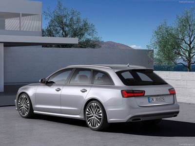 Audi A6 Avant 2015 Poster with Hanger