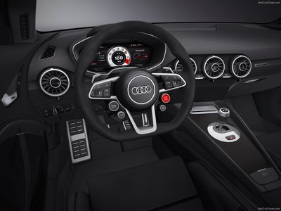 Audi TT quattro Sport Concept 2014 metal framed poster