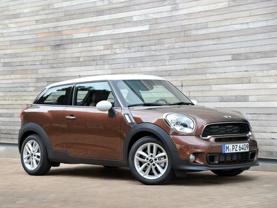 Mini Paceman 2014 wooden framed poster