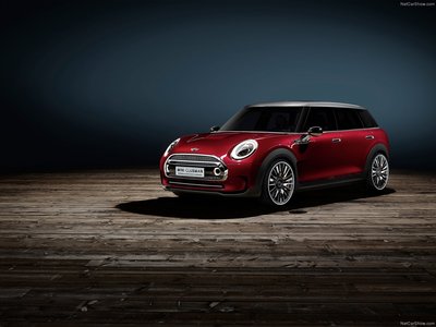 Mini Clubman Concept 2014 wooden framed poster