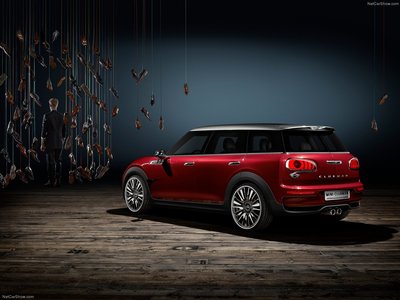 Mini Clubman Concept 2014 wooden framed poster