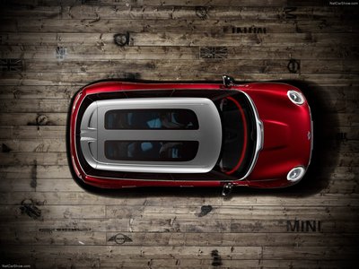 Mini Clubman Concept 2014 metal framed poster