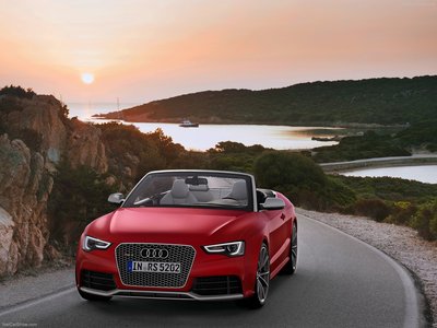 Audi RS5 Cabriolet 2014 Poster with Hanger