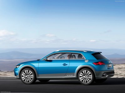 Audi Allroad Shooting Brake Concept 2014 Poster with Hanger