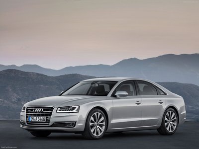 Audi A8 2014 Poster with Hanger