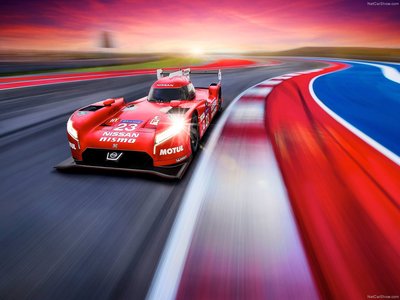 Nissan GT R LM Nismo Racecar 2015 Poster with Hanger
