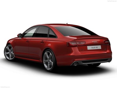 Audi A6 Black Edition 2013 poster