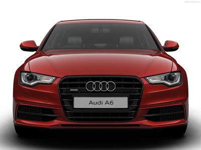 Audi A6 Black Edition 2013 mouse pad