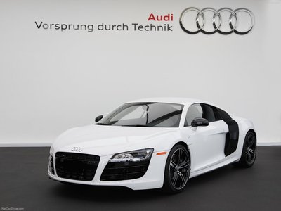 Audi R8 Exclusive Selection 2012 wooden framed poster