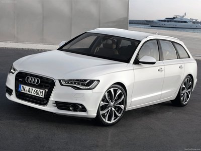 Audi A6 Avant 2012 Poster with Hanger