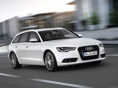 Audi A6 Avant 2012 poster