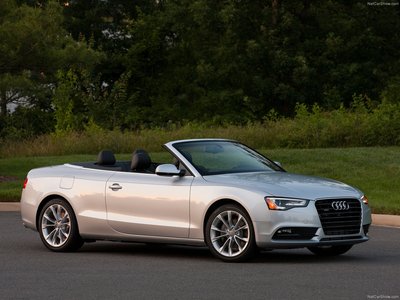 Audi A5 Cabriolet 2012 Poster with Hanger