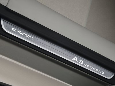 Audi A3 e tron Concept 2011 metal framed poster
