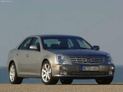 Cadillac STS Euro 2005 canvas poster