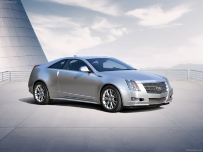 Cadillac CTS Coupe 2011 metal framed poster