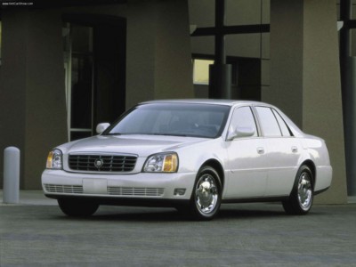 Cadillac DeVille DTS 2001 canvas poster