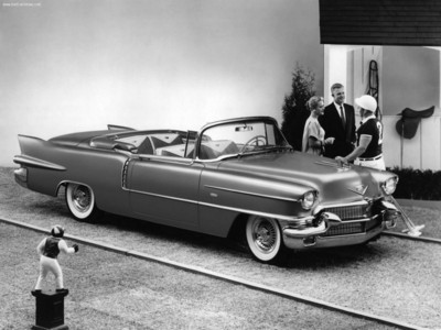 Cadillac Eldorado 1956 canvas poster