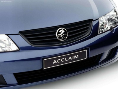 Holden VY Commodore Acclaim 2003 wooden framed poster