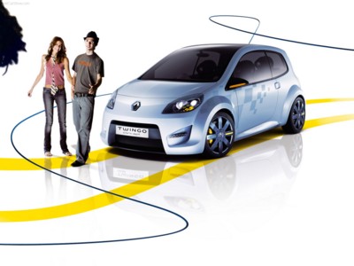 Renault Twingo Concept 2006 Poster with Hanger