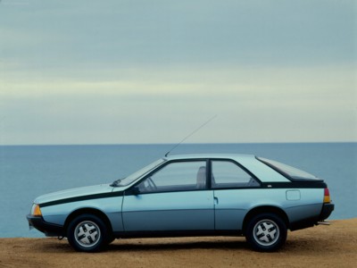 Renault Fuego 1980 metal framed poster