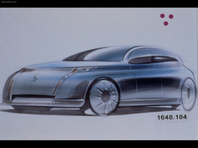 Renault Fiftie Concept 1996 canvas poster