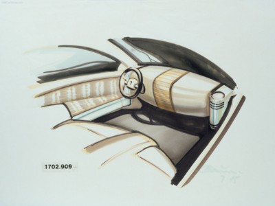 Renault Fiftie Concept 1996 Poster with Hanger