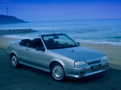 Renault 19 Convertible 16S 1991 Poster with Hanger
