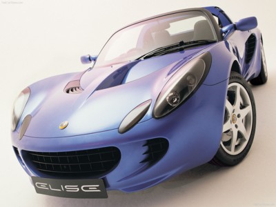 Lotus Elise 2002 Poster with Hanger