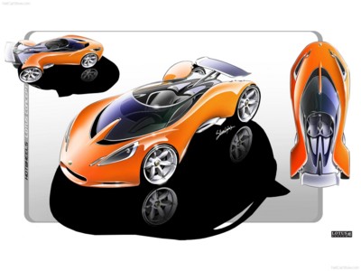 Lotus Hot Wheels Concept 2007 Poster with Hanger