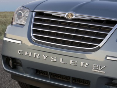 Chrysler EV Concept 2008 metal framed poster