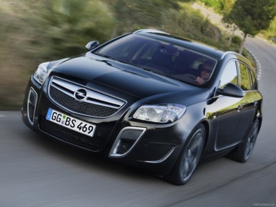 Opel Insignia OPC Sports Tourer 2010 canvas poster