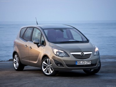 Opel Meriva 2011 metal framed poster